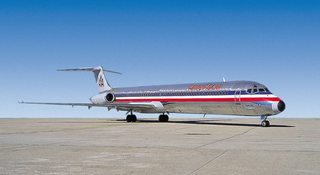 Старая ливрея American Airlines (MD-80)